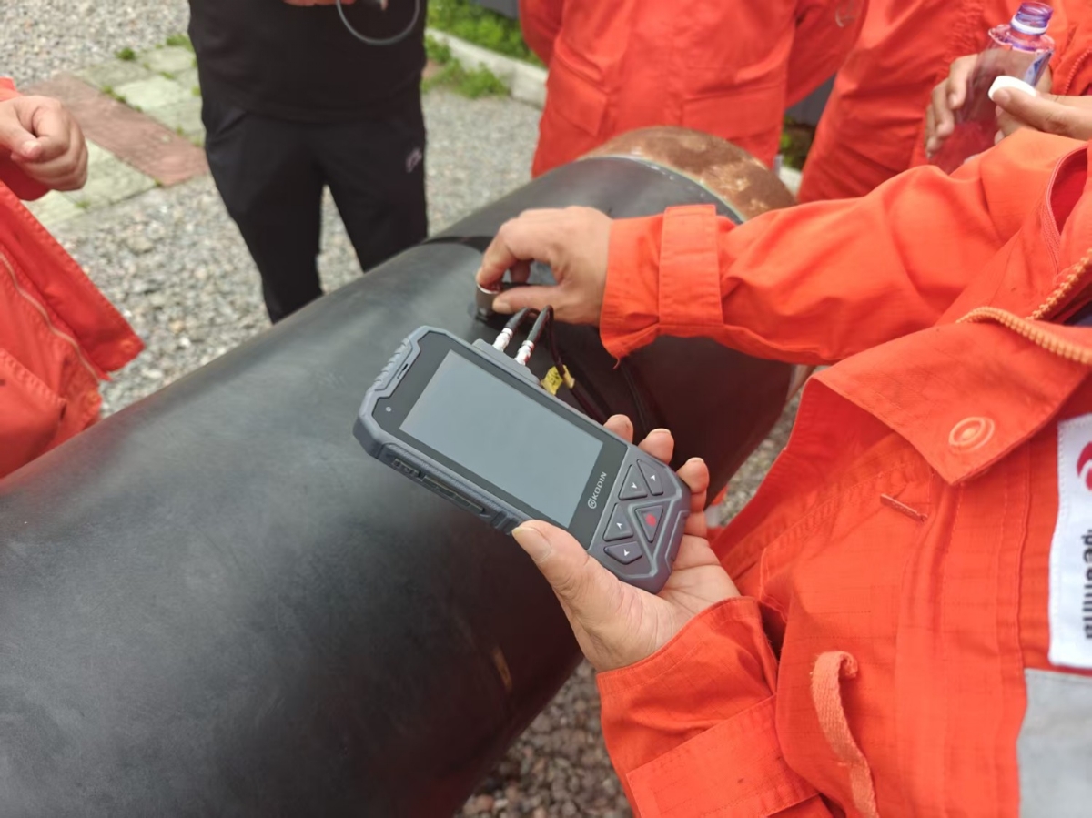 超聲波測厚儀現(xiàn)場案例